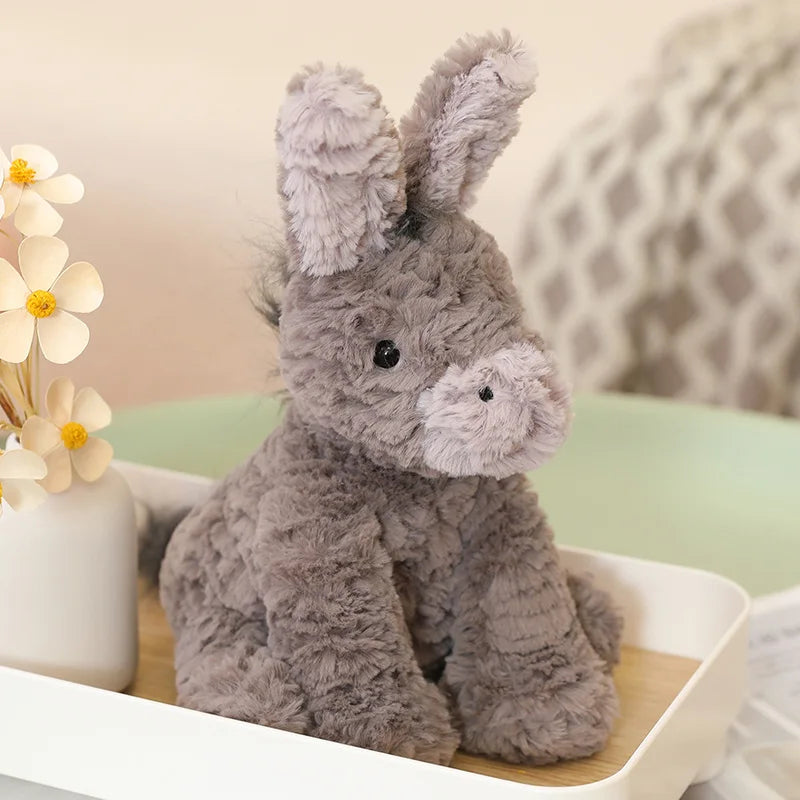 Fluffy-donkey-plush-toy